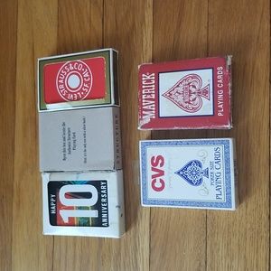 5/$10 NWOT Vintage playing cards bundle